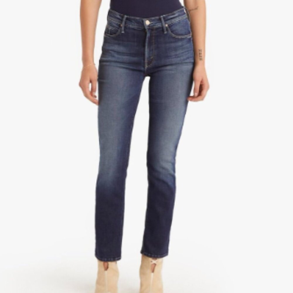 MOTHER Mid Rise Dazzler Ankle Jeans
